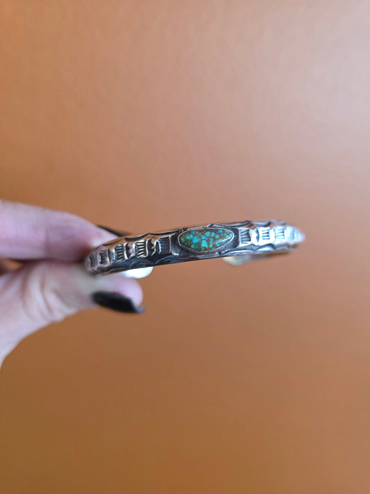Roland Dixson Red Mountain Turquoise Cuff
