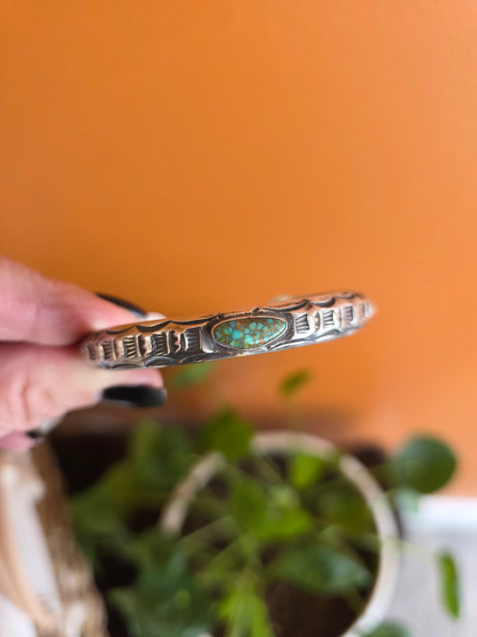 Roland Dixson Red Mountain Turquoise Cuff