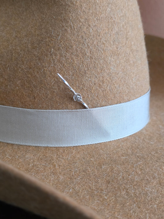 Sterling Silver Rose Motif Toothpick