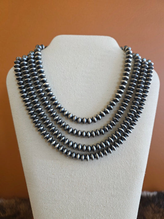 Authentic 9mm Handmade Navajo Pearls by Michelle Jameson