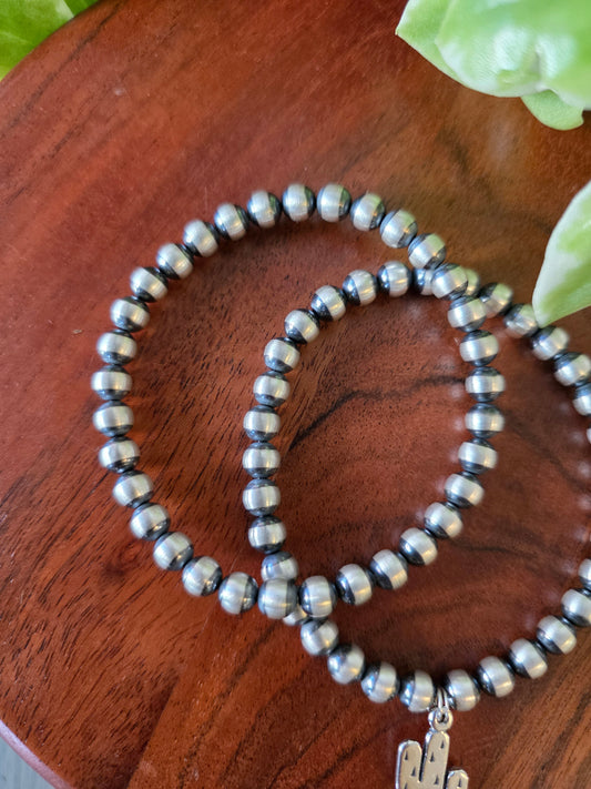 5mm Sterling Silver Stretch Bracelet