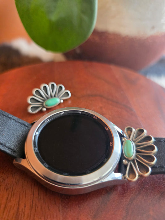 Geraldine James Sterling Silver Kingman Petal Watch Tips