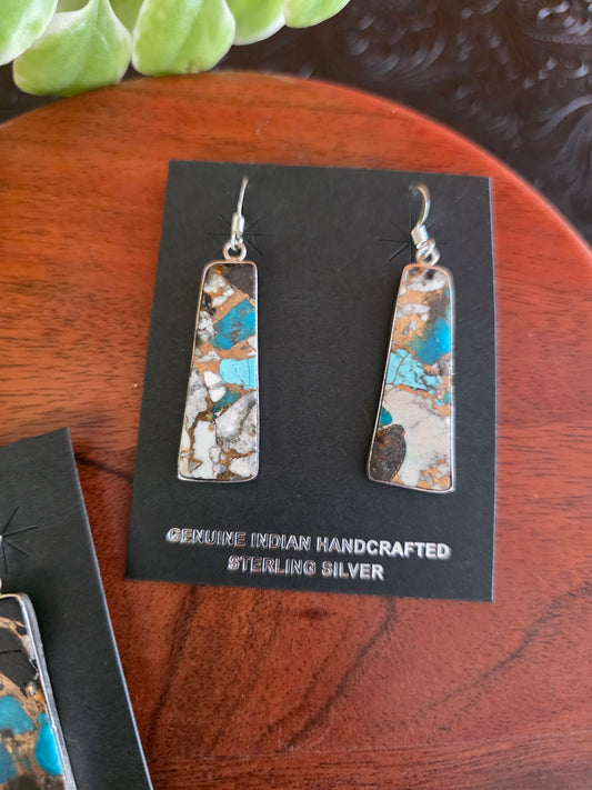 Santo Domingo Mosaic Turquoise Sterling Silver Slabs