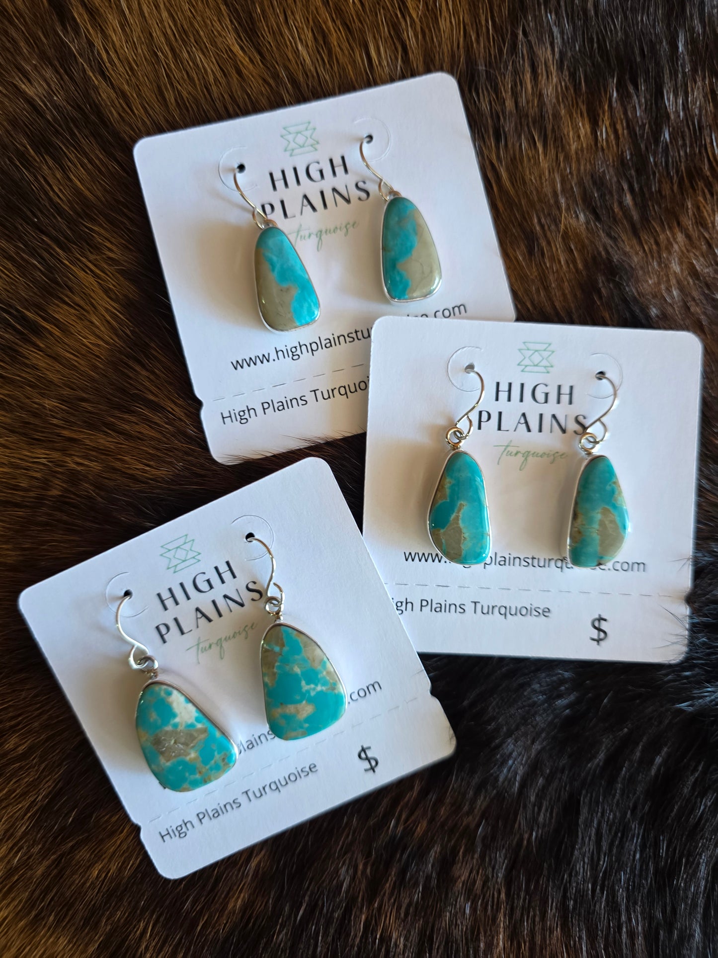 Mint Green Kingman Turquoise Drop Earrings