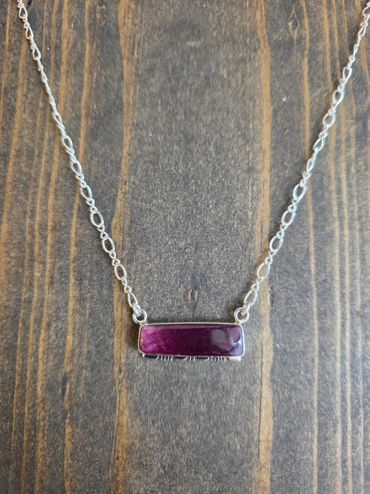 Purple Spiny Oyster Bar Necklace