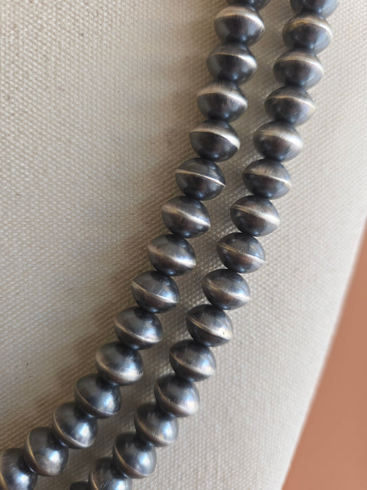 Authentic 10mm Handmade Navajo Pearls by Sherri Hale