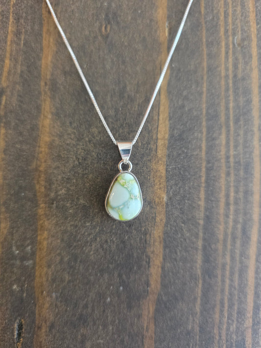 Simply Stated Palomino Teardrop Pendant Necklace