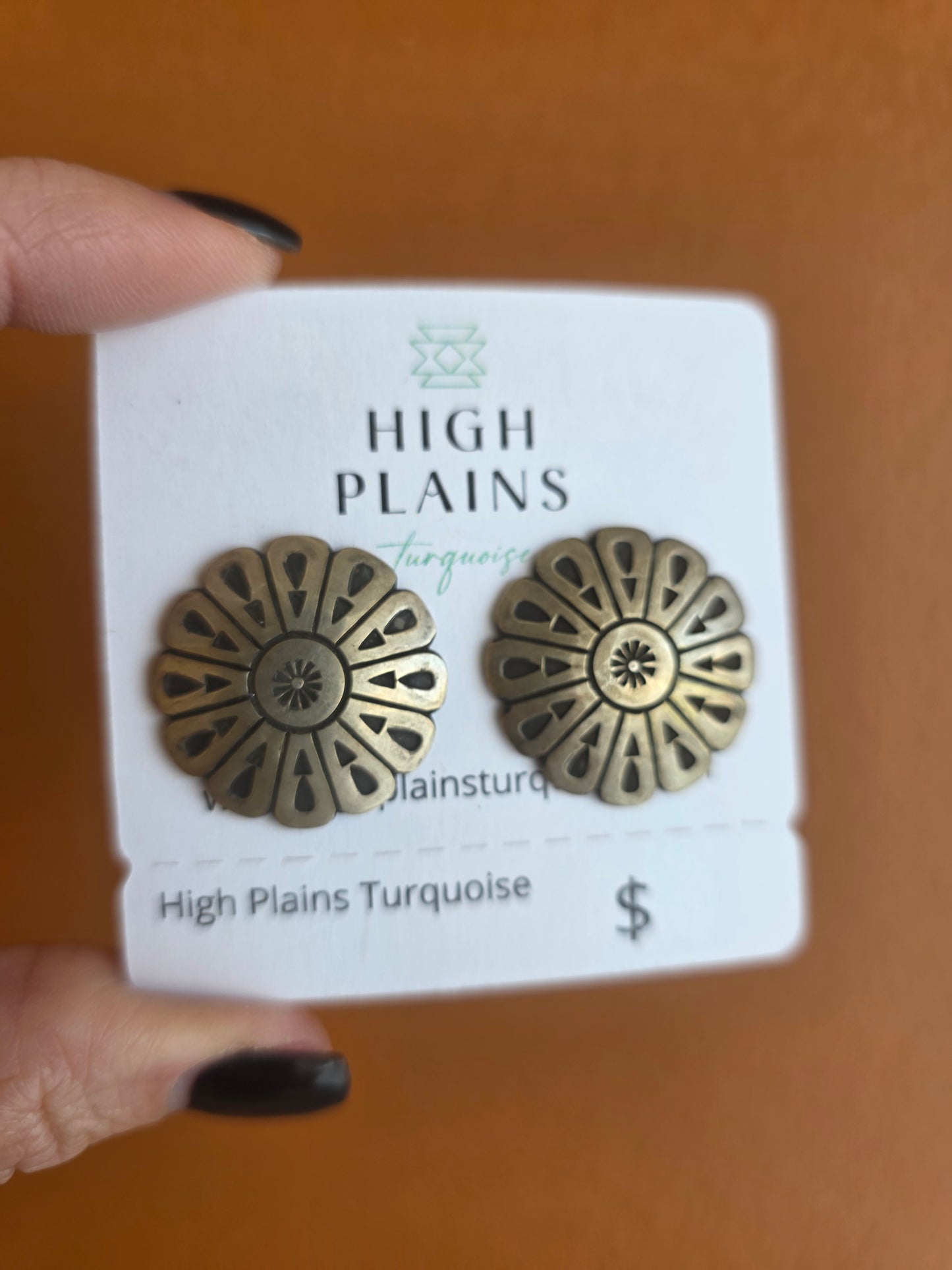 Heavy Gauge Sterling Silver Hand Stamped Earrings