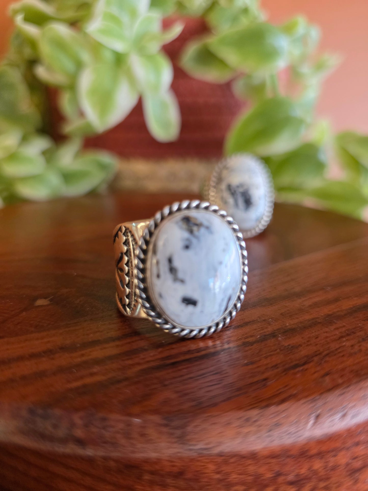 Phillip Sanchez Men's White Buffalo Ring