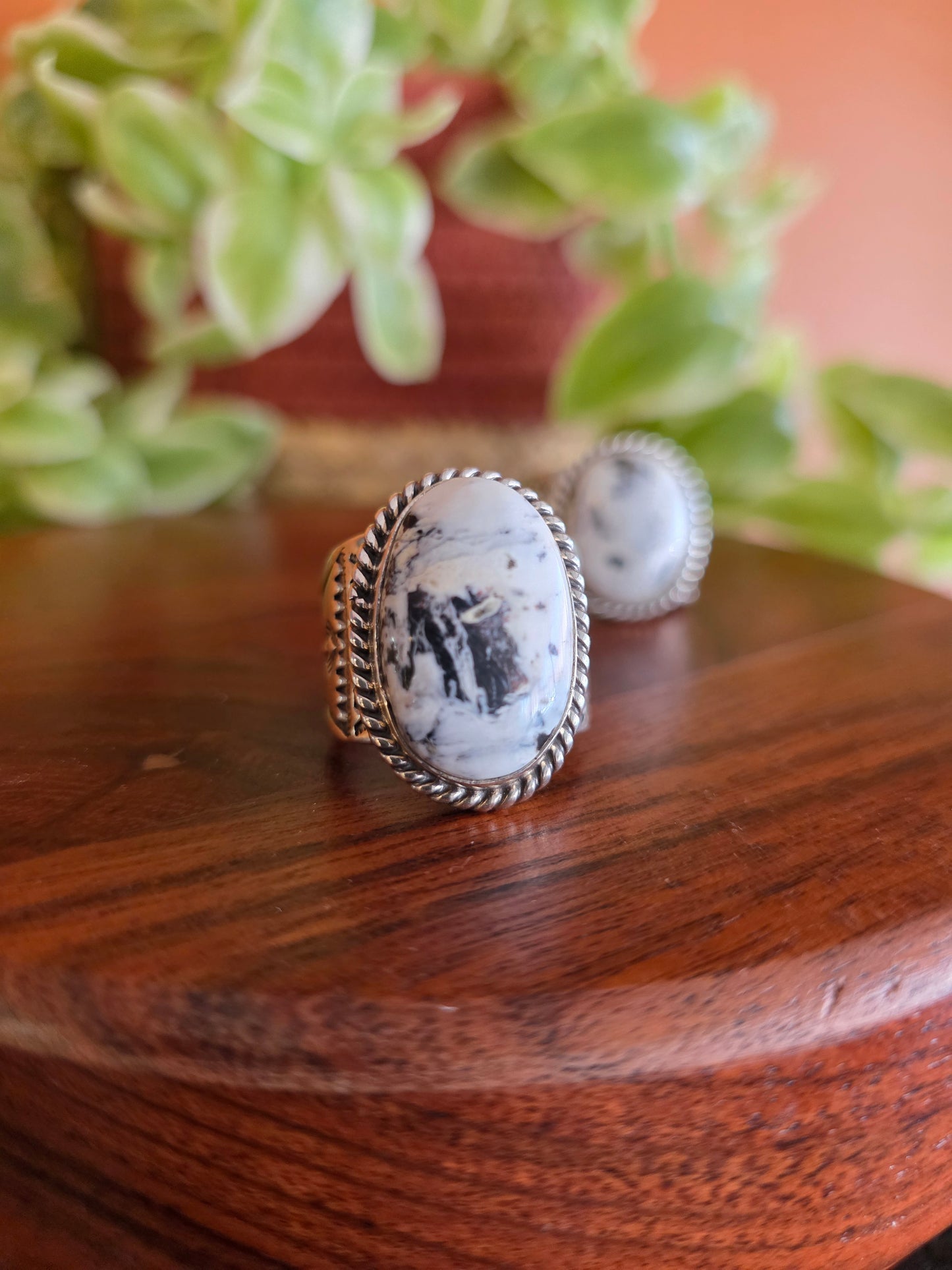Phillip Sanchez Men's White Buffalo Ring