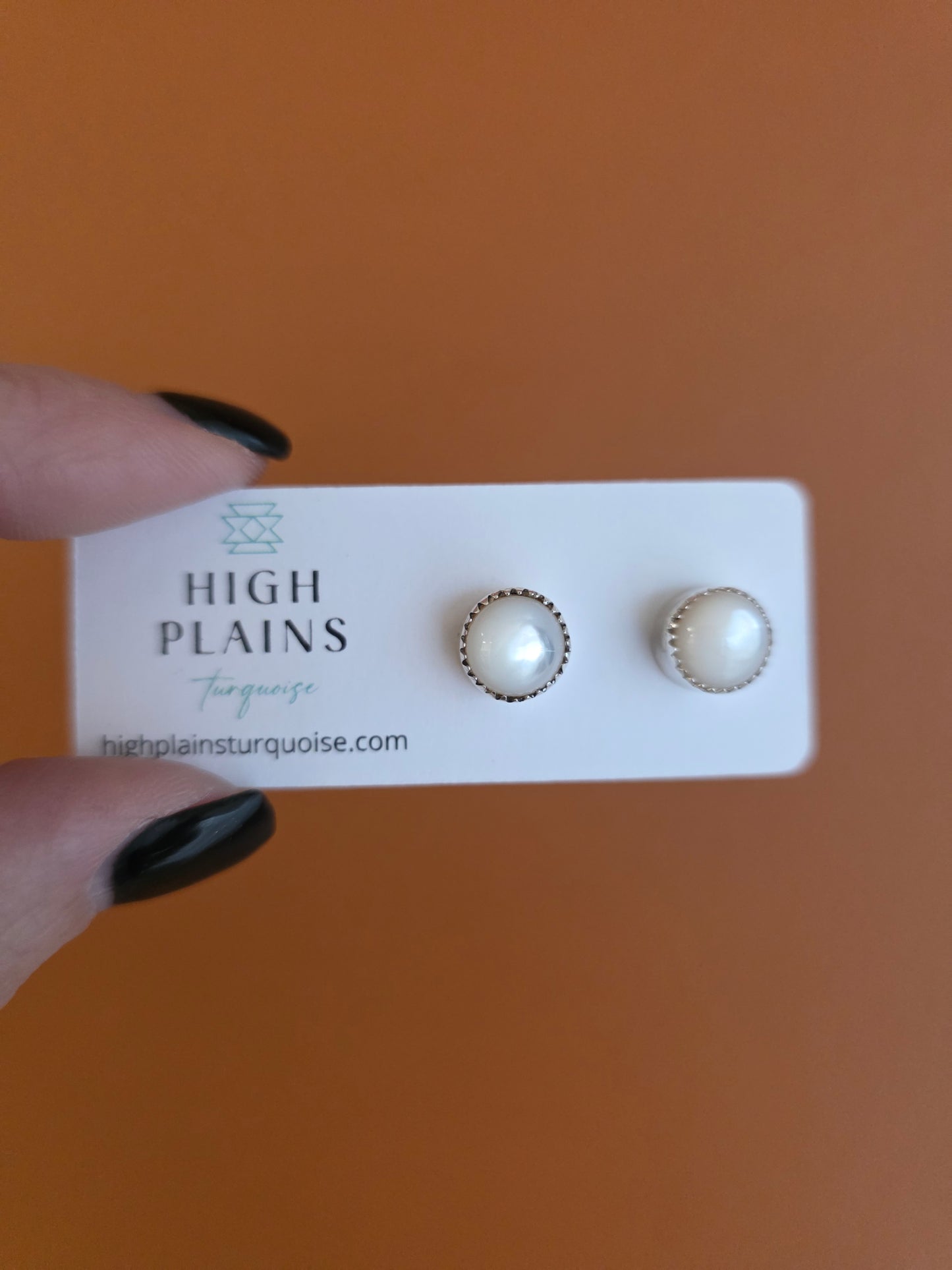 9mm Serrated Stud Earrings (various styles)