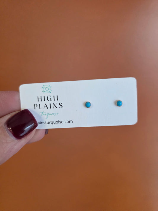 2mm Turquoise Studs