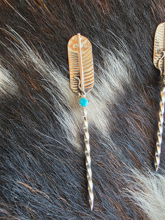Sterling Silver Feather Toothpick