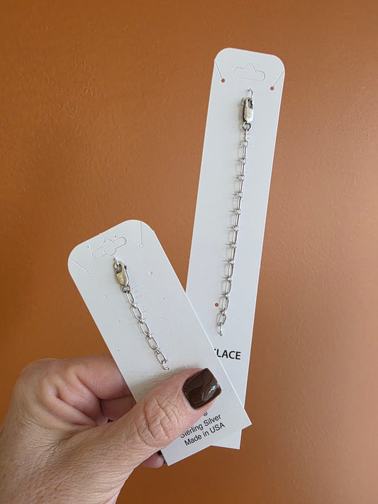 Sterling Silver Adjustable Chain Extender