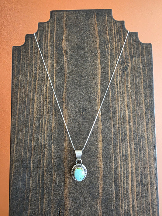 Sweet Sonoran Sawtooth Bezel Pendant Necklace