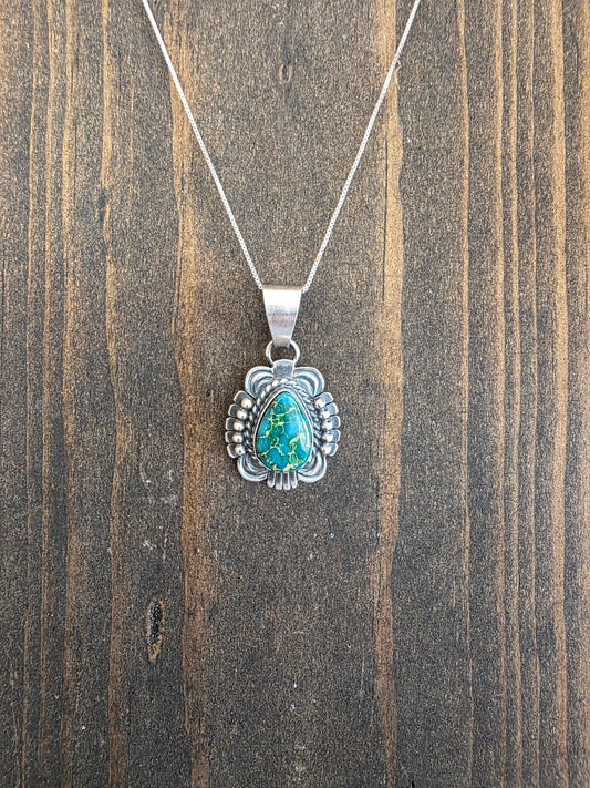 Emerald Valley Turquoise Pendant Necklace