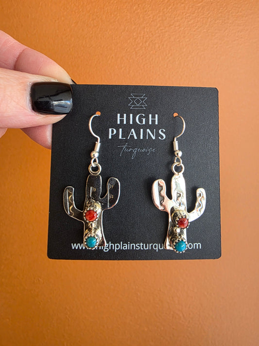 Desert Bloom Cactus Earrings