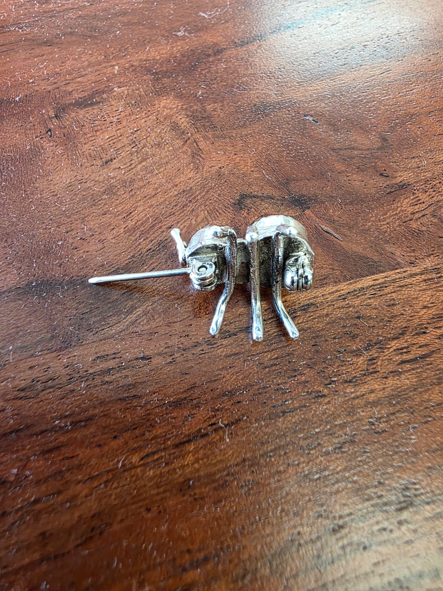 Spiny Onyx Bettle Brooch