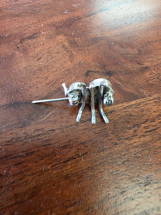 Spiny Onyx Bettle Brooch