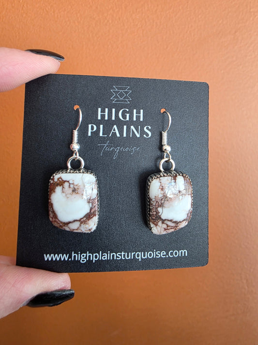 Navajo Wild Horse Drop Earrings