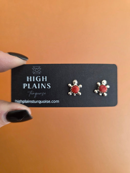 Mini Spiny Turtle Earrings