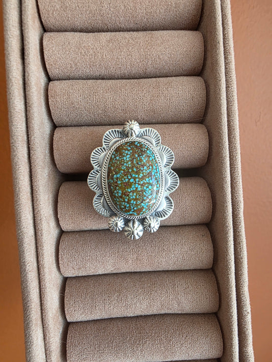 Painted Canyon #8 Turquoise Statement Ring
