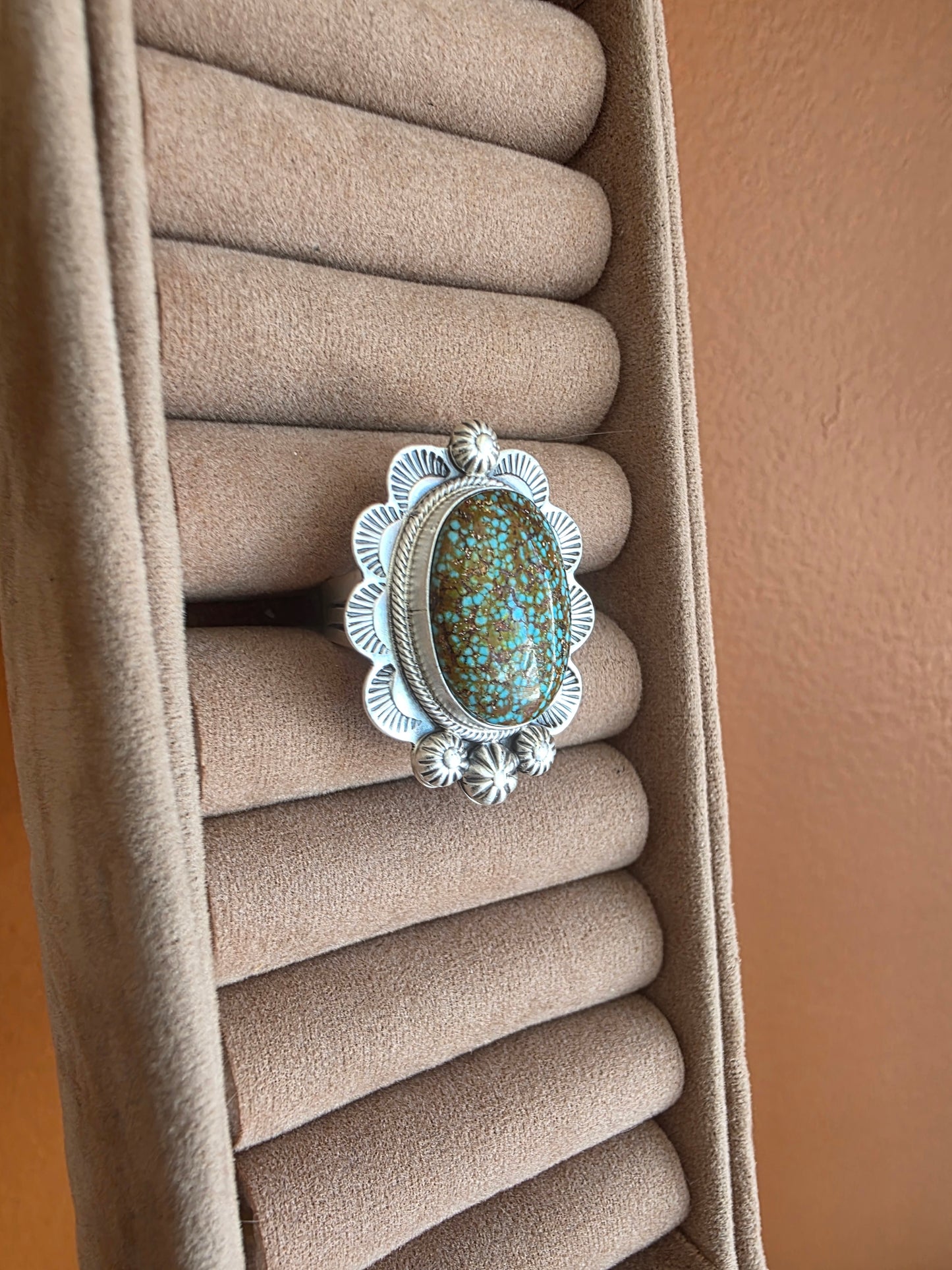 Painted Canyon #8 Turquoise Statement Ring