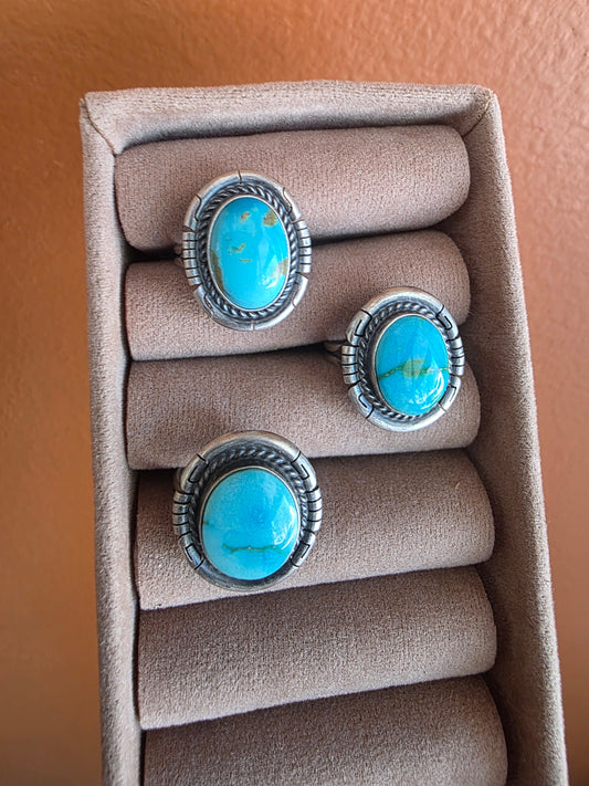 Southwest Sky Sonoran Gold Turquoise Ring