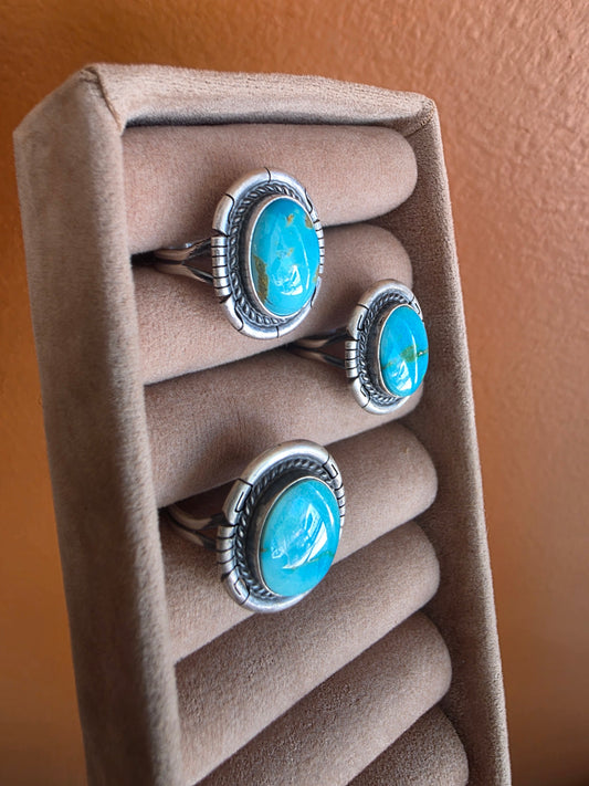 Southwest Sky Sonoran Gold Turquoise Ring