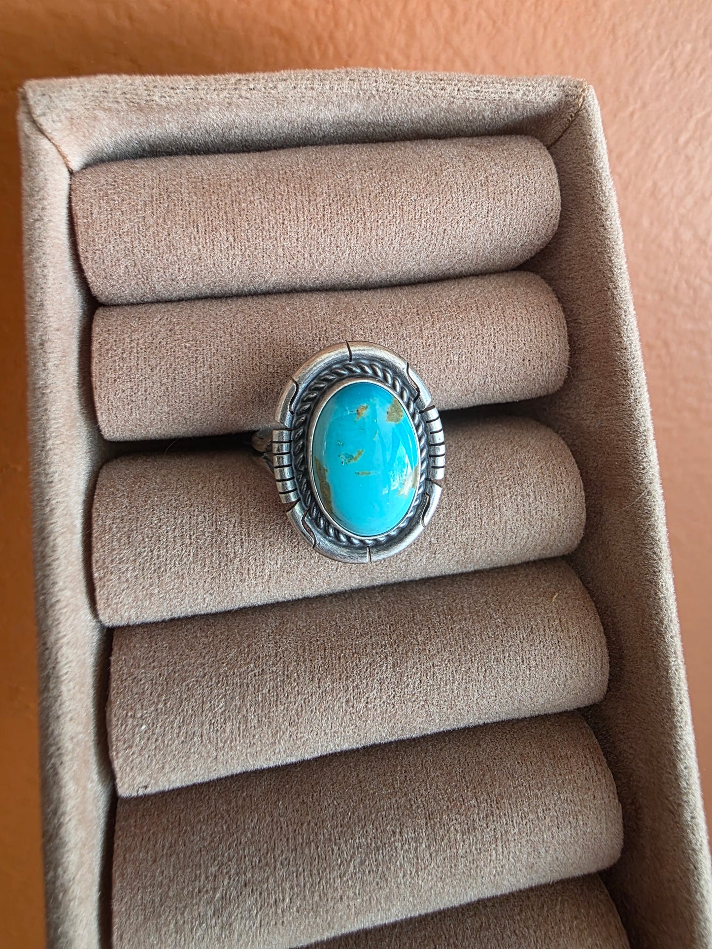 Southwest Sky Sonoran Gold Turquoise Ring