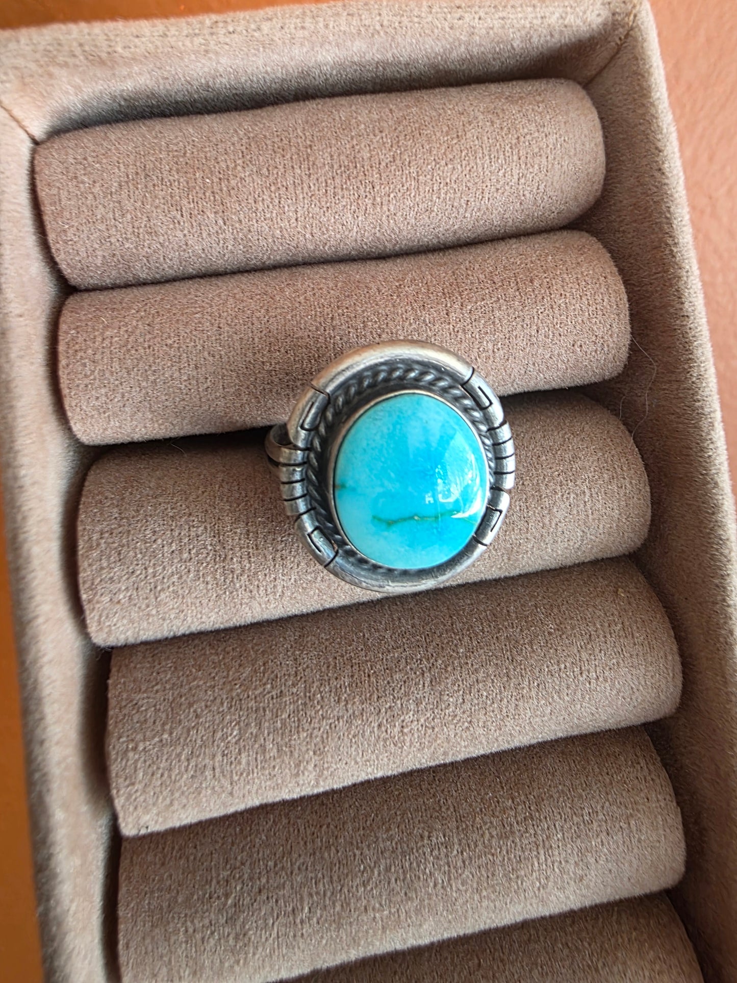 Southwest Sky Sonoran Gold Turquoise Ring