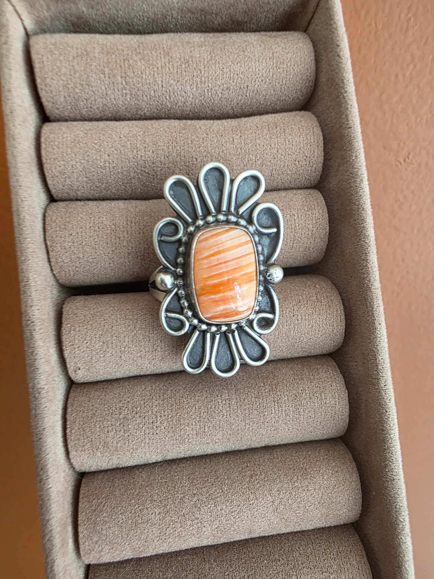 Desert Sunrise Spiny Oyster Ring