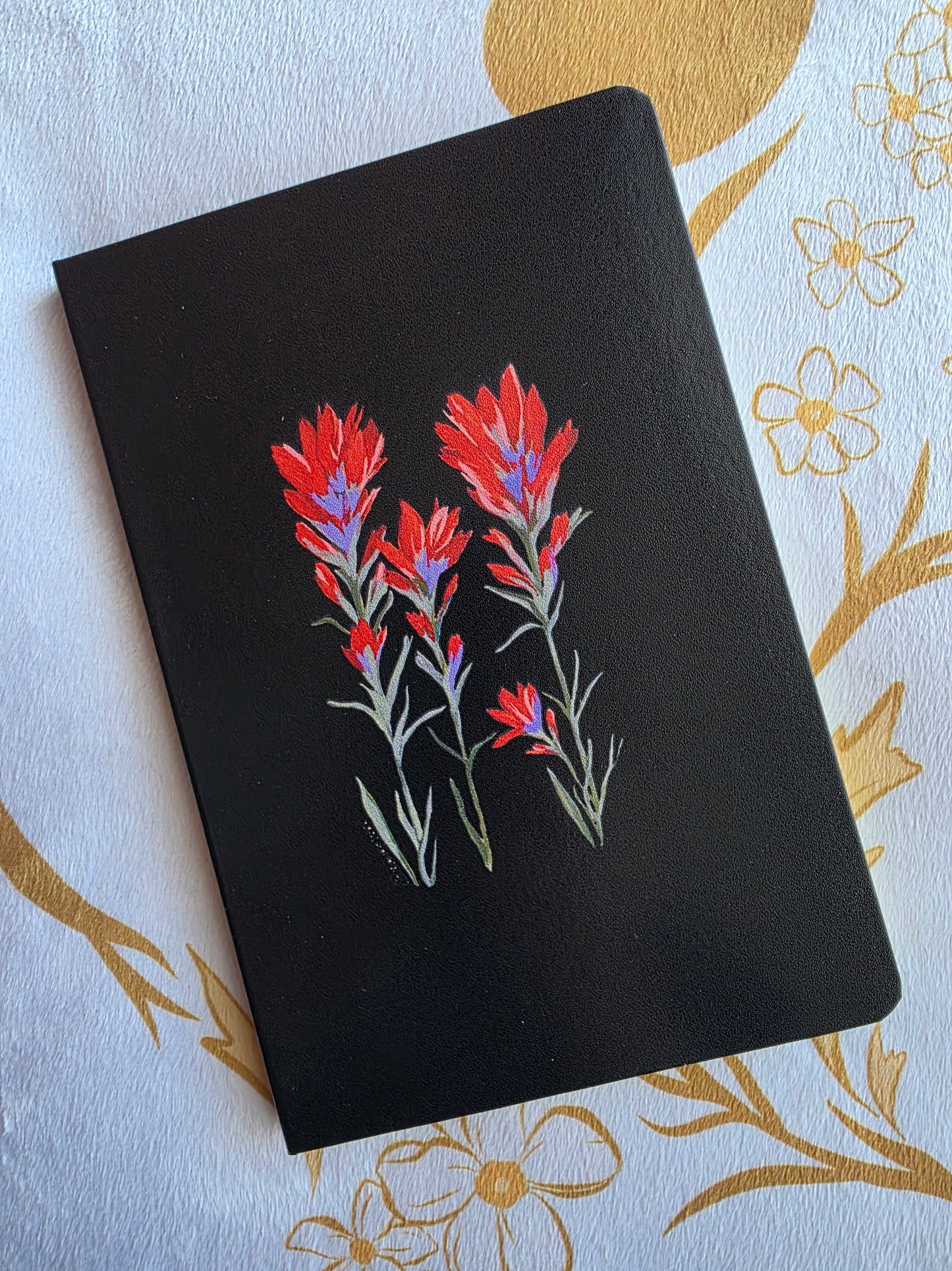 Indian Paintbrush Hardcover Bound Notebook
