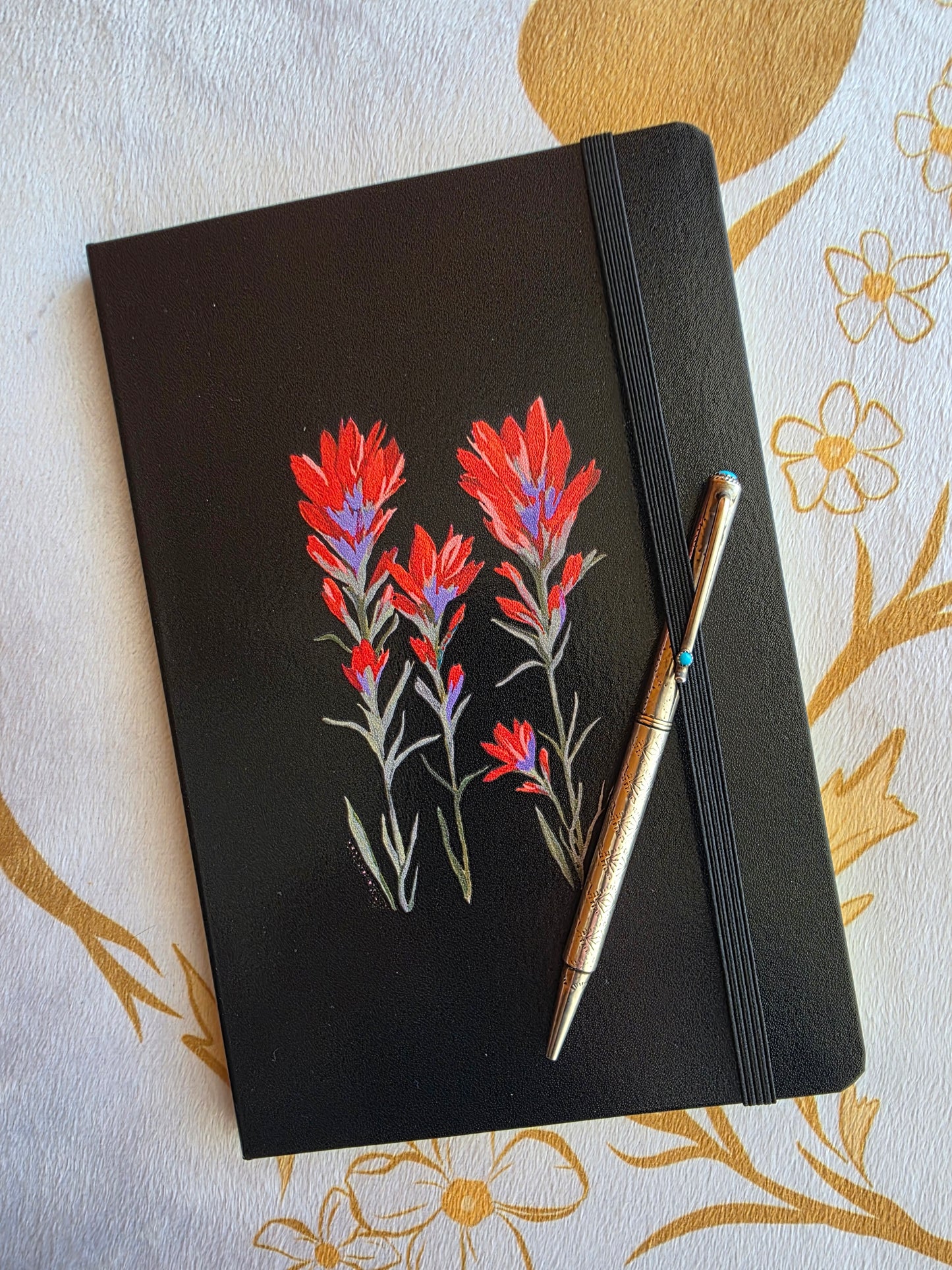 Indian Paintbrush Hardcover Bound Notebook
