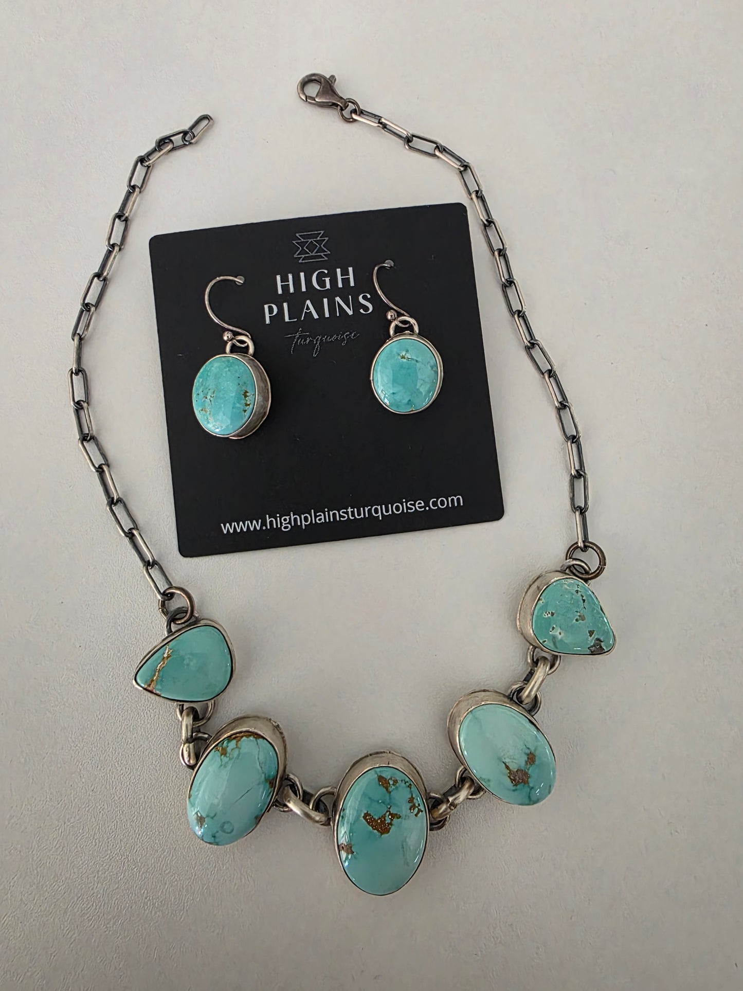 Carico Lake Turquoise Choker Set