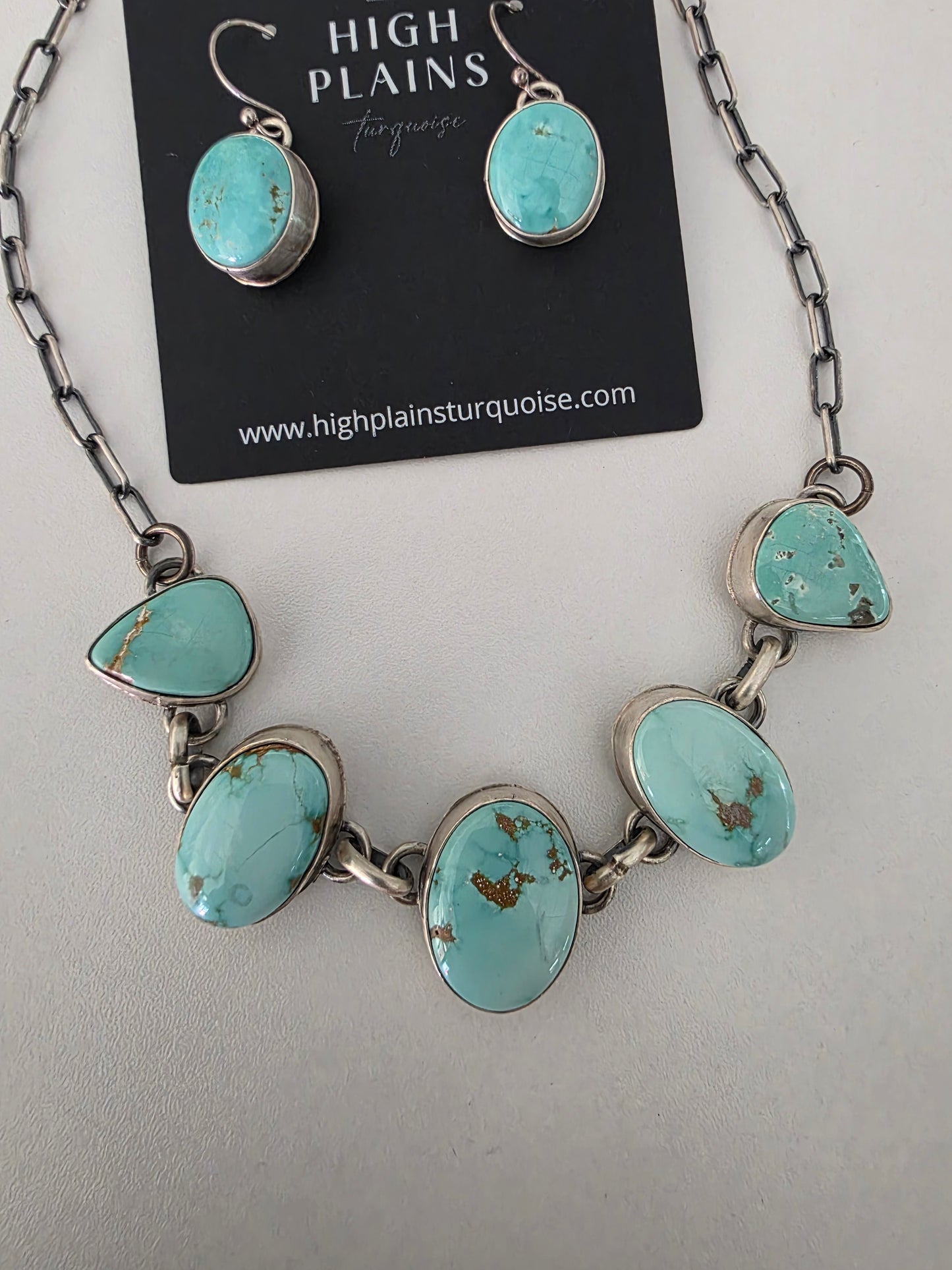 Carico Lake Turquoise Choker Set