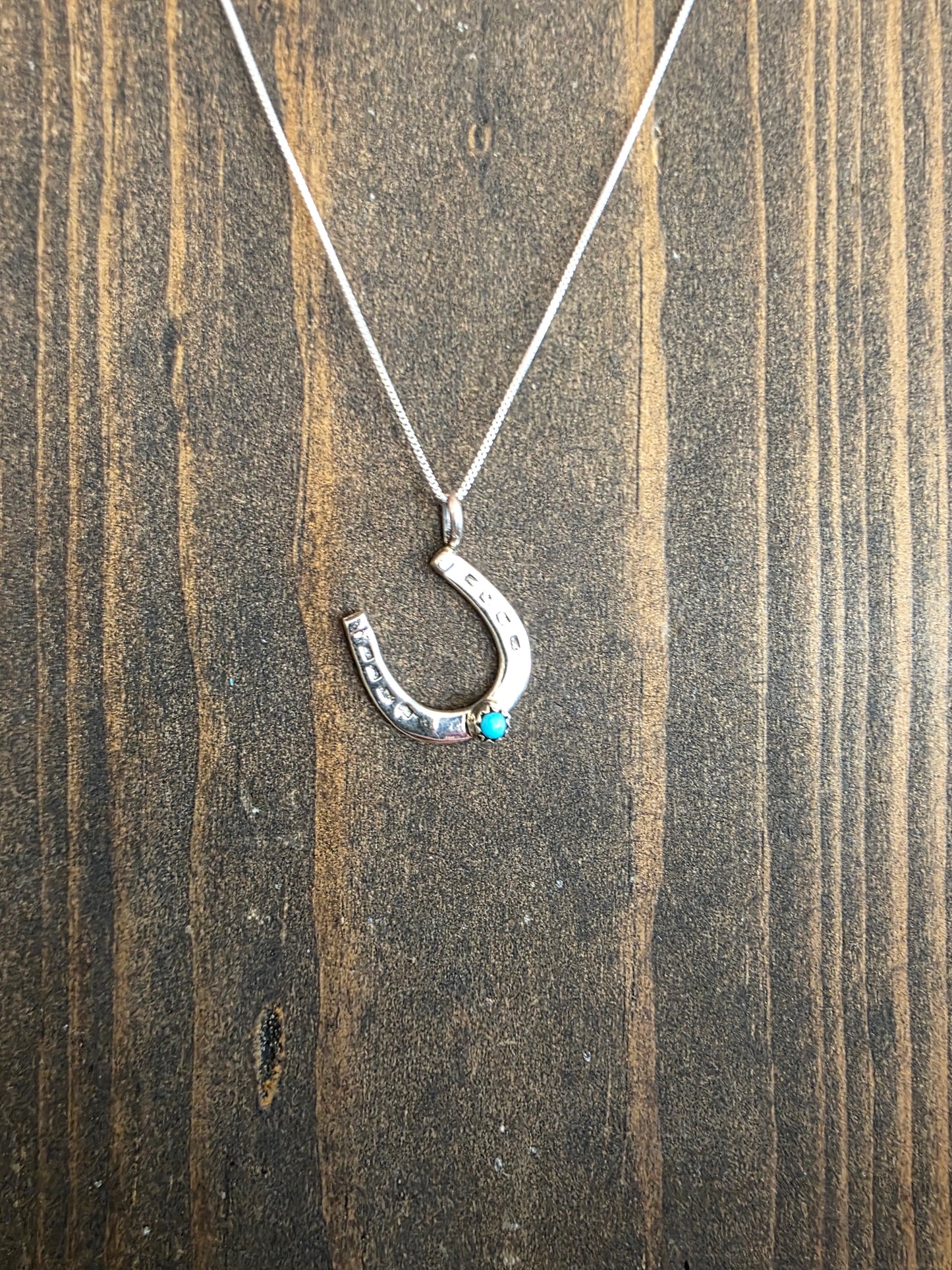 Lucky Horseshoe Pendant Necklace