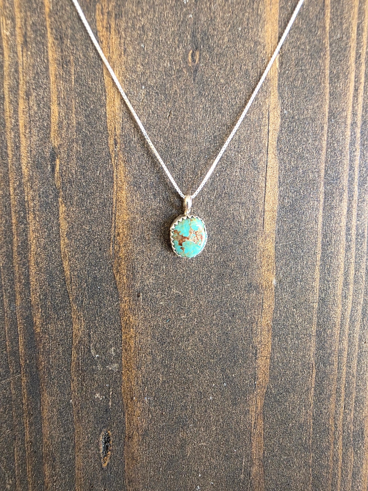 Dorothy Yazzie Turquoise Pendant Necklace