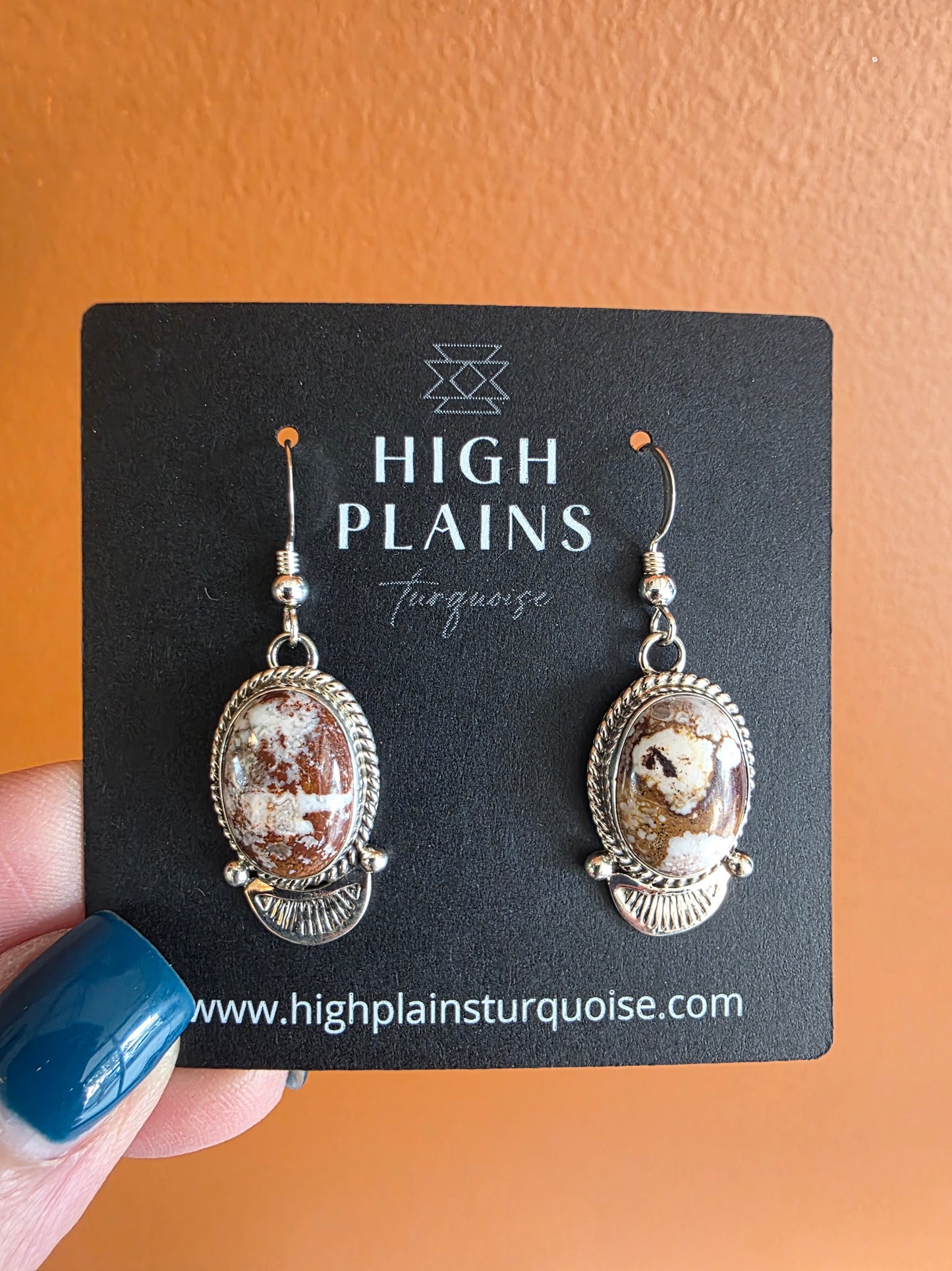 Wild Horse Crescent Earrings