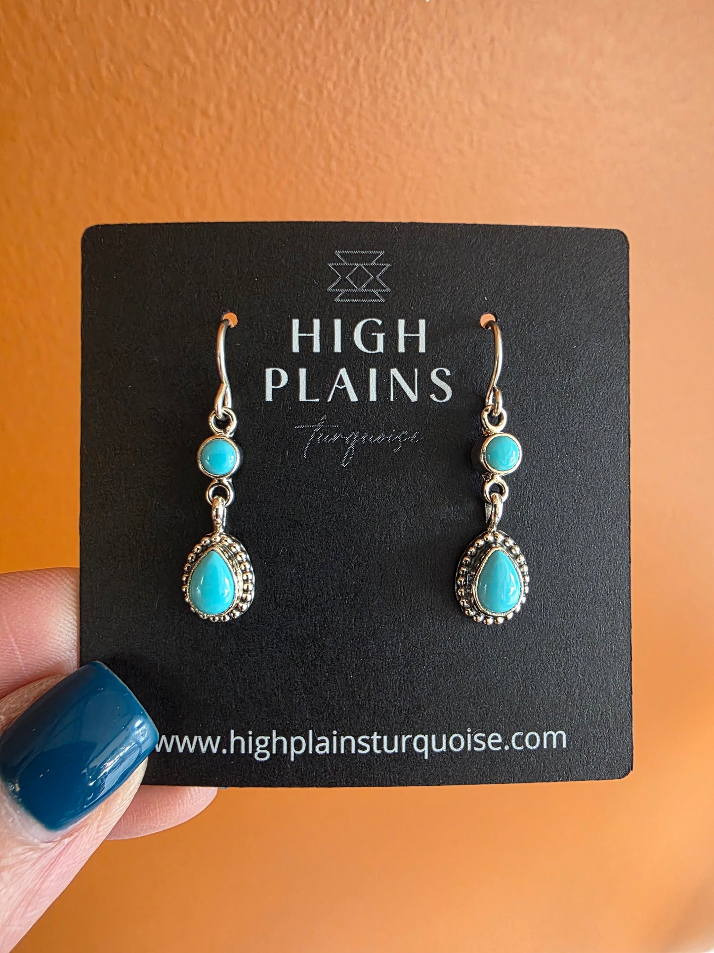 Campitos Turquoise Dewdrop Earrings