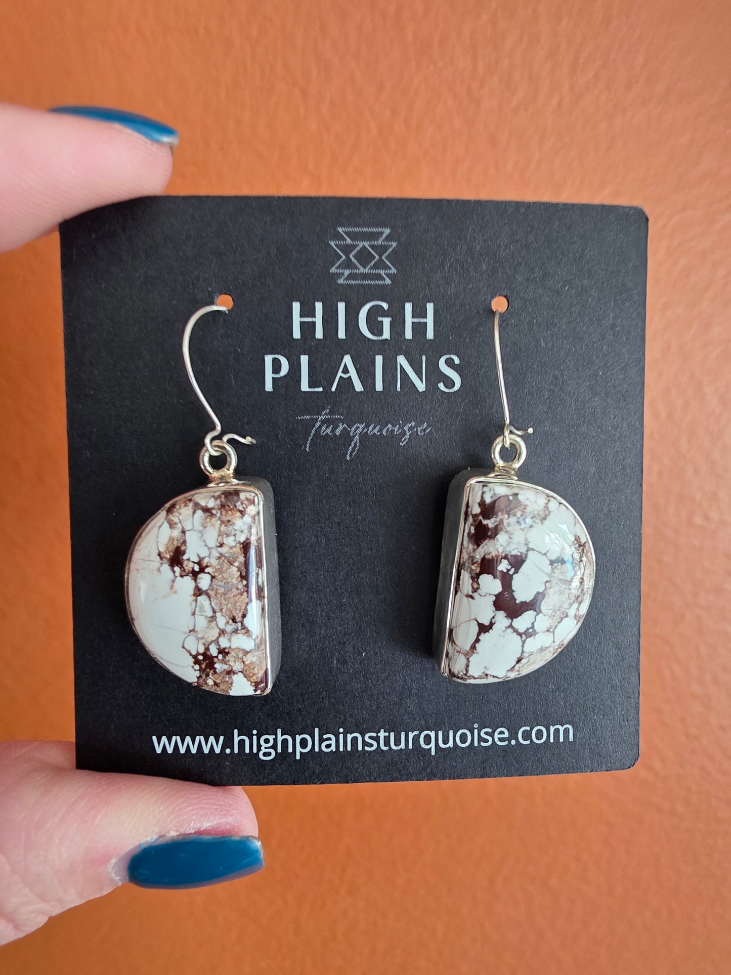 Wild Horse Half Moon Drop Earrings