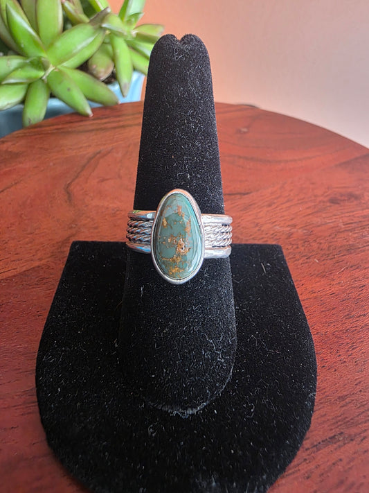 Royston Turquoise Teardrop Ring