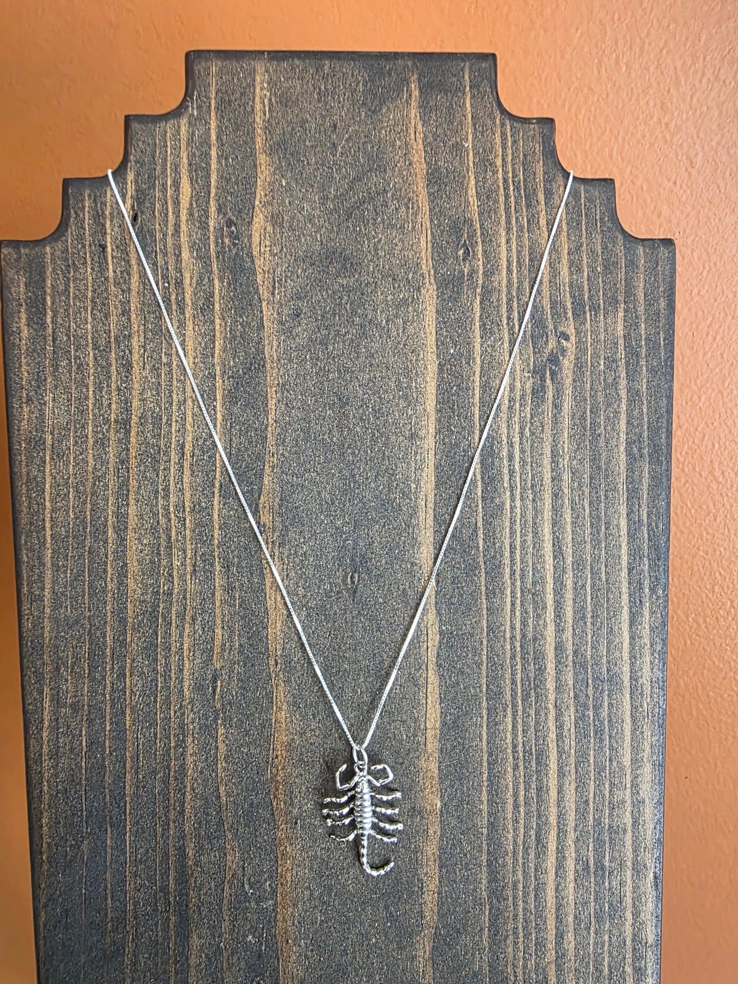 Sterling Silver Scorpion Necklace