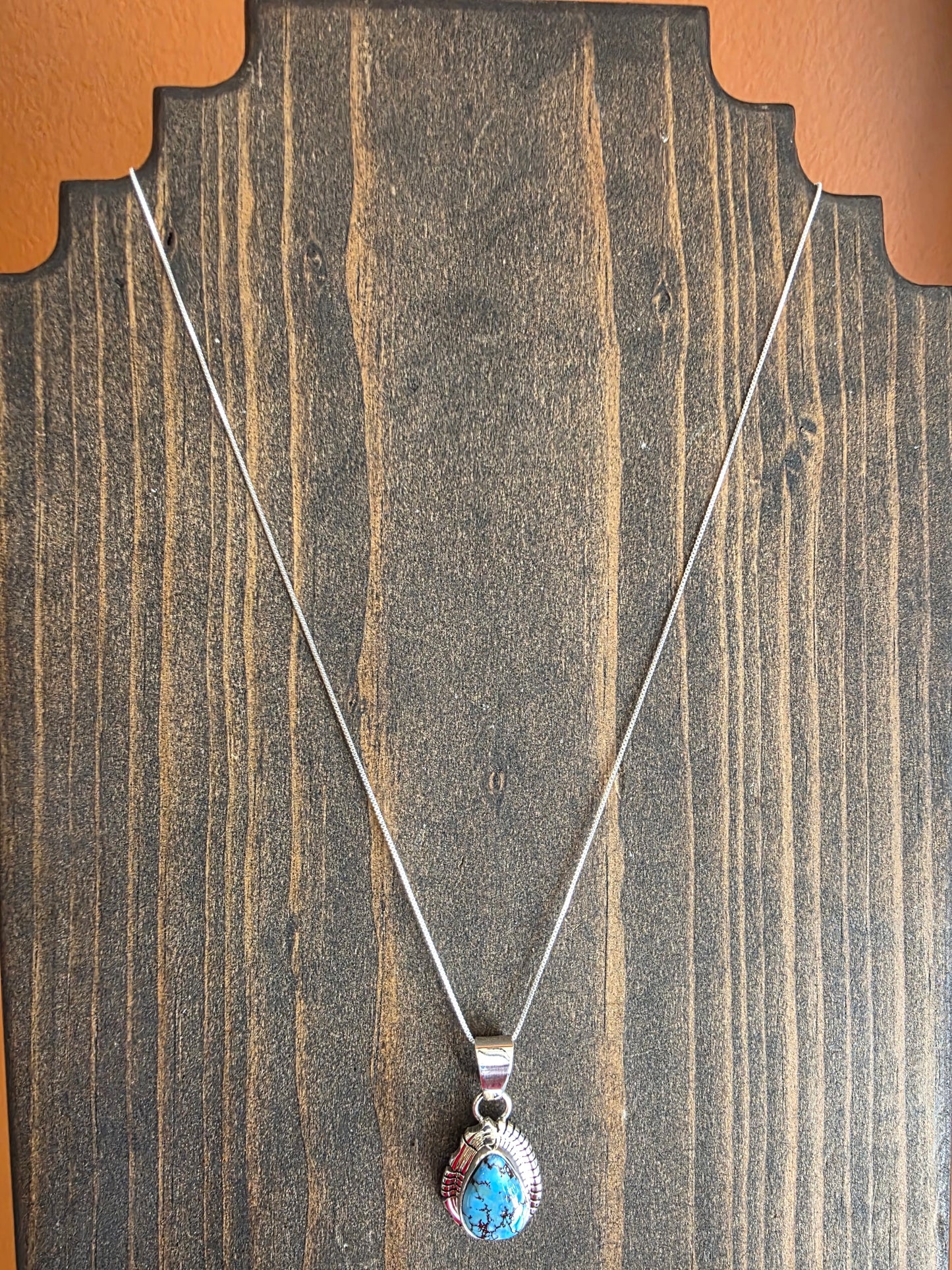 Golden Hills Teardrop Pendant Necklace