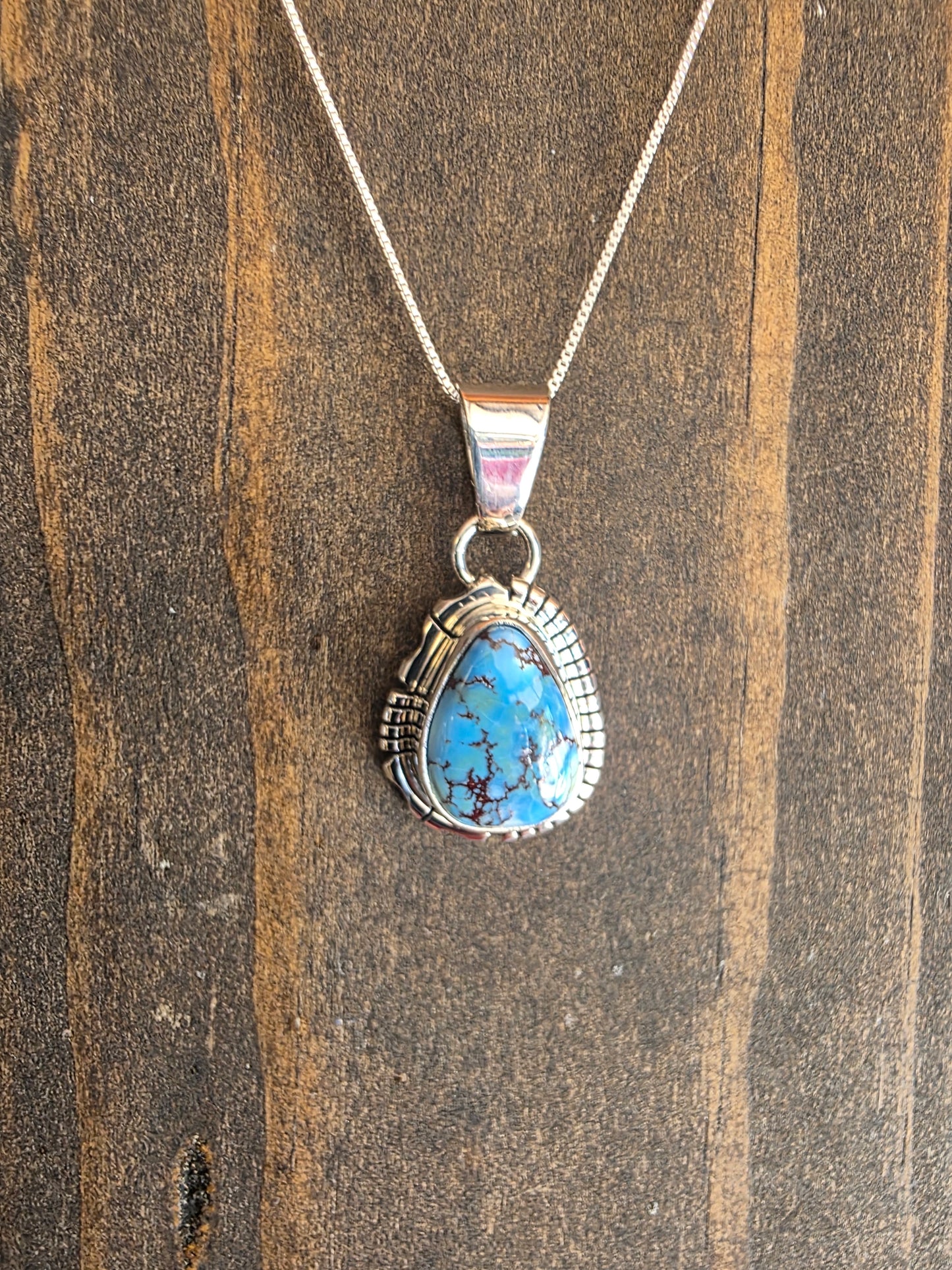 Golden Hills Teardrop Pendant Necklace