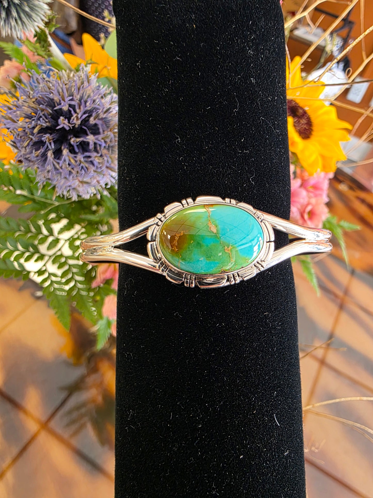Sonoran Gold Turquoise Cuff Bracelet