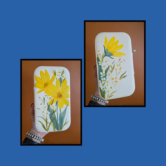One-of-a-Kind Hand Painted Travel Jewelry Box