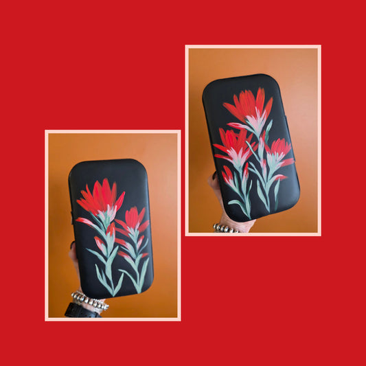 One-of-a-Kind Hand Painted Travel Jewelry Box