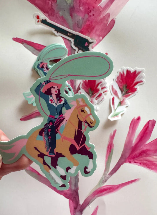 Cowgirl Hattie Sticker