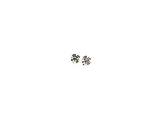 Sterling Silver Four Leaf Clover Earrings